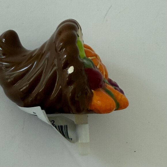 Nora Fleming Ceramic Cornucopia Autumn Harvest Design - Picture 2 of 6